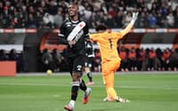 Rayan em ação em Corinthians x Vasco (Foto: Peter Leone/O Fotografico/Gazeta Press)