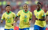 Raphinha e Vini Jr. estão entre os jogadores mais valiosos da Seleção Brasileira