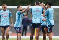 Flamengo treino EUA Michael Everton Cebolinha