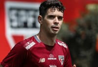 Oscar vem participando dos treinos no São Paulo (Foto: Erico Leonan / São Paulo FC)