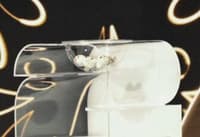 Presidente da Fifa ao lados dos Presidentes dos EUA, México e Canadá na cerimônia de sorteio dos grupos para Copa (Foto: Mandel NGAN / POOL / AFP)