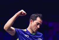 Hugo Calderano no WTT Champions de Frankfurt 2025 (Foto: World Table Tennis)