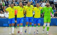 Brasil a última Copa América de futsal, em 2024 (Foto: Jo Marcone)