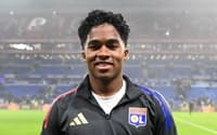 Endrick foi nomeado o Melhor Jogador da Partida, pelo Lyon (Foto: Reprodução/X)