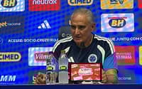 Apresentação de Tite como técnico do Cruzeiro (Foto: Eduardo Statuti/Lance!)