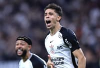 Gabriel Paulista abriu o placar para o Corinthians (Foto: Marcello Zambrana/ Agif/Gazeta Press)
