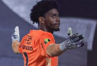 Hugo Souza, goleiro do Corinthians (Foto: Everton Okubo/Agência F8/Gazeta Press)