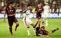 Arrascaeta durante jogo contra o Lanús (Foto: Divulgação/Flamengo)
