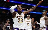 Lebron James no Phoenix Suns x Los Angeles Lakers (Foto: Mike Christy / GETTY IMAGES NORTH AMERICA / Getty Images via AFP)