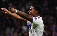 Endrick em jogo do Lyon pelas oitavas de final da Copa da França