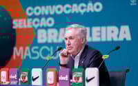 Carlo Ancelotti durante convocação da Seleção Brasileira para os amistosos com Tunísia e Senegal