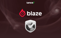 imagem destaque do artigo: Blaze é confiável? Avaliamos a casa de apostas - com logo da marca