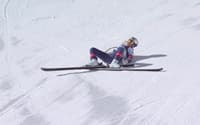 Lindsey Vonn sofreu grave acidente durante disputa do esqui downhill