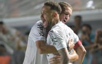 Neymar em partida do Santos diante do Vasco. (Foto: Jota Erre/Agif/Gazeta Press)