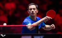 Hugo Calderano no WTT Singapura Smash 2026 (Foto: World Table Tennis)