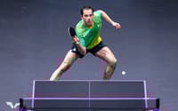 Hugo Calderano no WTT de Chongqing na China (Foto: World Table Tennis)