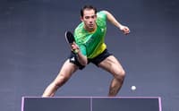 Hugo Calderano no WTT de Chongqing na China (Foto: World Table Tennis)