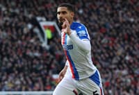 Lacroix comemora gol do Crystal Palace sobre o United (Foto: Darren Staples / AFP)