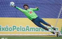 Hugo Souza seleção treino