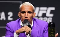 Charles 'Do Bronx' em coletiva antes do UFC 326, em Las Vegas (Divulgação)
