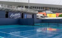 A chuva cancelou os jogos de quarta-feira no Miami Open (Foto: ATP)