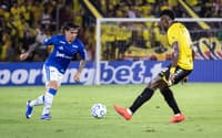 Barcelona-EQU x Cruzeiro, no Estádio Monumental Isidro Romero Carbo, em Guayaquil-EQU (Foto: Gustavo Aleixo/Cruzeiro)