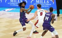 Jogo entre Charlotte Hornets e Miami Heat abre o Play-in da NBA 2025/26 (Foto: Brock Williams-Smith/NBA Entertainment/Getty Images)