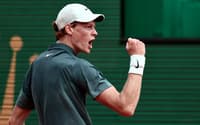 Jannik Sinner, número 2 do mundo, no Masters 1000 de Monte Carlo (Foto: THIBAUD MORITZ / AFP)
