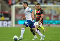 Arrascaeta e Everton em Flamengo x Bahia, no Maracana
