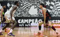 Flamengo vence o botafogo pelo NBB (Foto: Julliana Nascimento / CRF)