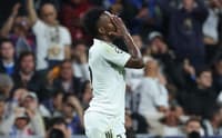 Vini Jr em Real Madrid x Bayern de Munique pela Champions League (Foto: Thomas COEX / AFP)