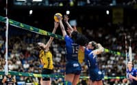 Minas x Praia Clube na semifinal da Copa Brasil de Vôlei Feminino 2026 (Foto: Rafael de Paula/Usina de Ideias/CBV)
