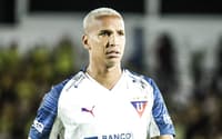 Deyverson em ação pela LDU na Libertadores (Foto: Andrey Queiroz/Zimel Press/Folhapress)