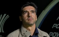Abel Ferreia comandando o Palmeiras na Libertadores