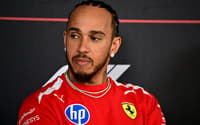 Lewis Hamilton em coletiva da pré-temporada da Fórmula 1 (Foto: Giuseppe Cacace/AFP)