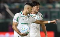 Andreas Pereira e Giay, jogadores do Palmeiras