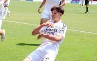 Bryan Bugarín em ação pelo time juvenil do Real Madrid (Foto: Reprodução/X)