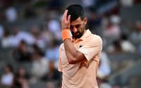 Djokovic cabisbaixo após perder para João Fonseca