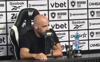 Franclim Carvalho Botafogo coletiva