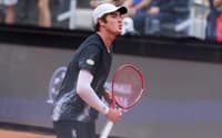 João Fonseca em treino no Masters 1000 de Roma (Foto: Emmanuele Ciancaglini/Divulgação)