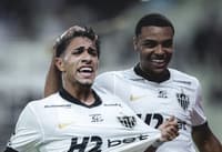 Kauã Pascini marca em Ceará x Atlético (Foto: Pedro Souza / Atlético)