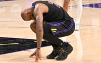 LeBron sofreu uma varrida contra o Thunder (Foto: Allen Berezovsky/Getty Images/AFP)
