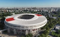 Projeção do River Plate para o novo Monumental de Núnez, em Buenos Aires