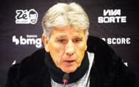 Renato Gaúcho em coletiva pós Internacional e Vasco (Foto: Donaldo Hadlich/Código