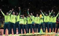 Seleção masculina de vôlei conquistou o ouro olímpico nos Jogos do Rio 2016 (Foto: Alexandre Loureiro/ Exemplus/ COB)