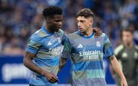 Valverde e Tchouaméni pelo Real Madrid (Foto: Reprodução/X)