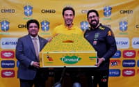 Cimed e CBF possuem acordo desde 2015 (Foto: Divulgação)