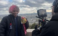 Rafaela Silva, medalhista de ouro, durante a gravação da série "Ippon - Os Bastidores do Judô" (Foto: Reprodução/SporTV)