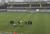 Vila Belmiro recebe duelo entre Santos e Red Bull Bragantino. (Foto: Juliana Yamaoka/ Lance!)