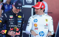 Max Verstappen e Charles Leclerc no GP de Miami pela F1 2026 (Foto: CHARLY TRIBALLEAU / AFP)